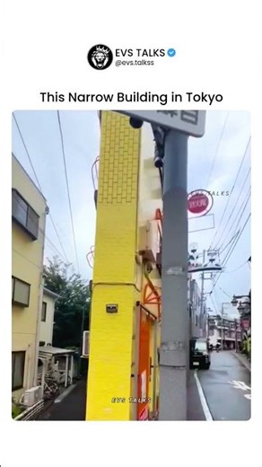 Tokyo’s Narrowest Building?! 😱🏢 | A Tiny Marvel in the Megacity