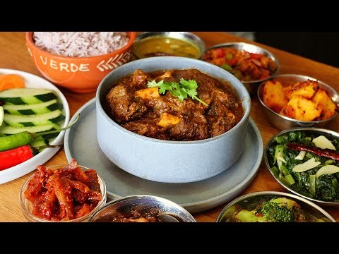 Authentic Nepali Goat Curry | Khashi Ko Masu Recipe | Traditional Dashain & Tihar Special