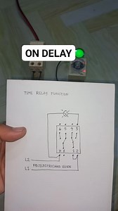142K views · 1.9K reactions | On delay timer basic function beginners guide . #electrician #Relay #panelboard #control #power #Technician #switch #wiring #outlet #electrical | Electricians Guide | Facebook