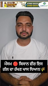 ਮੌਸਮ 🔴 ਕਿਸਾਨ ਵੀਰ ਇਸ ਗੱਲ ਦਾ ਰੱਖਣ ਖਾਸ ਧਿਆਨ🌾 #Weather #Punjab #agriculturelife | ਮੌਸਮ ਪੰਜਾਬ ਦਾ