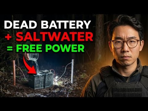 A Dead Car Battery + Saltwater = Free Electricity. The Patent Was Killed in 1969