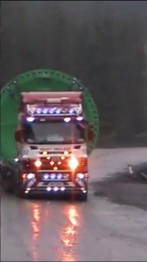 Scania tanker truck engine sound