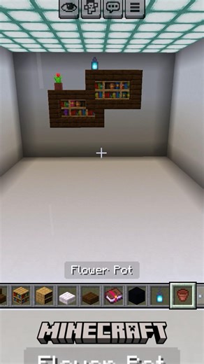 minecraft bookshelf build 🔥 easy bookshelf in minecraft | hindi tutorial #shorts