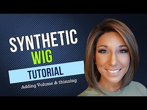 Using a Heatcomb and Razor Comb on synthetic wig
