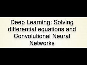 Solving differential equations with Neural Networks