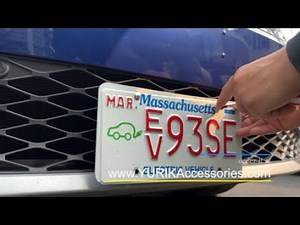 No drilling front license plate mounting bracket for Volkswagen ID.4 US/Canada market