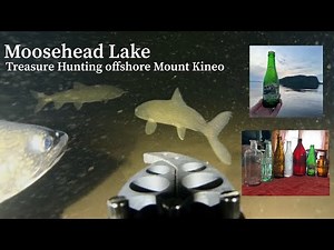 Underwater Drone Footage Moosehead Lake Treasure Hunting offshore Mount Kineo