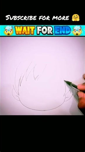 Easy Chibi Face Drawing 😊✏️ | Step by Step #shorts #uttamsketchstudio