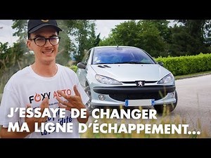 Peut-on changer sa ligne d'échappement soi-même ? - Peugeot 206 2.0 HDi