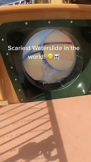 Scariest Water Slide in the World! #waterslide #waterpark #waterparkslide #aquapark #terrifying #scary #dangerous #waterslidefails #waterslidepov