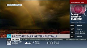 What can you spot? One of the most weather loaded & SPECTACULAR time lapse videos I’ve ever seen! Geoff Green took this over a series of days in March in Australia! ‬ #DoubleRainbow #Downburst #Anvil #OvershootingTop #Etc | Stephanie Abrams