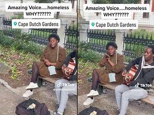 WATCH: 'Homeless' woman stuns crowd with beautiful singing