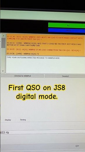 JS8 digital mode #hamradio