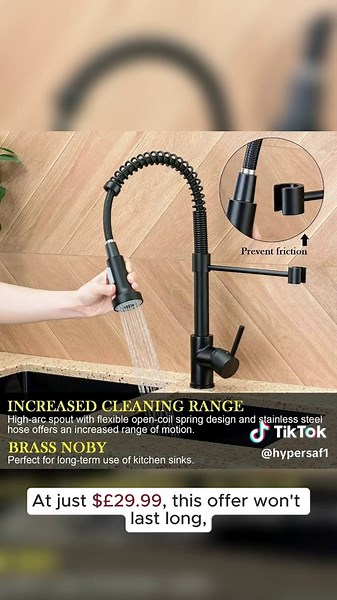 Upgrade Your Kitchen with a Stylish Black Monobloc Mixer Tap