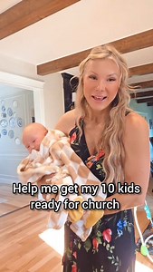 TᕼE ᗷᖇᗩᗪᒪEY ᗷᑌᑎᑕᕼ on Instagram: "Sunday mornings ♥️ Getting our crew of 12 ready for church has become a rhythm we look forward to. It’s one of those grounding parts of the week that brings connection and peace before the week begins. Do you have a favorite part of your Sunday routine? Do you also love Sunday mornings? Do you view Sunday as the start to the week?"