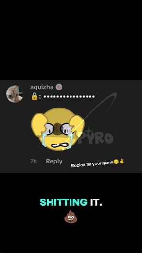 fix your game Roblox 😔✌️