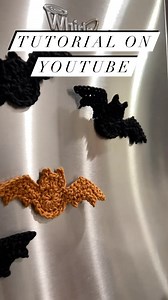 618K views · 490 reactions | Just some fall crochet ideas featuring our bat appliqué! The tutorial is available on YouTube (link in bio). It’s super versatile and such a quick make 驪 #crochet #crochettutorial #tutorial #crochetersofinstagram #crochetaddict #crochetallday #crochetbat #spookycrochet #crochetapplique #applique #crochethalloween #yarn #yarnlove #yarnaddict #crochetpattern | Oh Me Oh My Crochet | Facebook