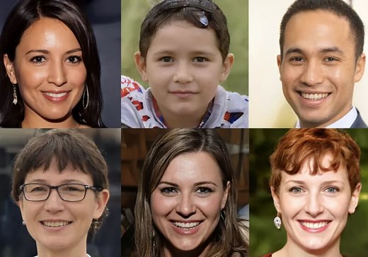 This website uses AI to generate a fake human face every two seconds
