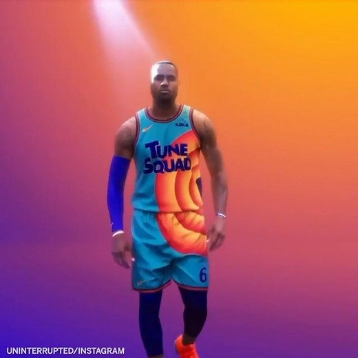 LeBron James in the new Tune Squad jersey for Space Jam 2 🔥 (via UNINTERRUPTED) | SportsCenter