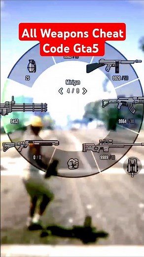 GTA 5 ALL WEAPONS CHEAT CODE 🔫 | Unlock Every Gun Instantly! #gta5 #viral #new #shorts #shortsfeed