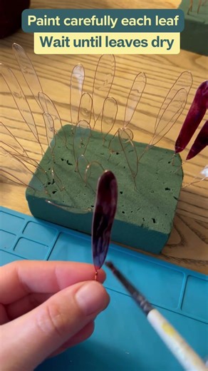 Making a Safari Sunset Flower from Wire & Resin