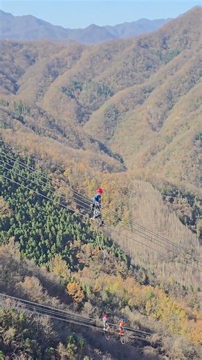 Spider Man Power line workers!