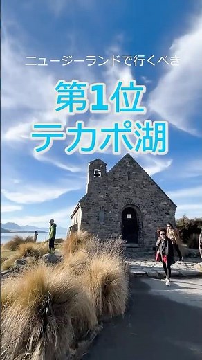 ニュージーランドで行くべき場所（テカポ湖） #旅行 #絶景 #アウトドア #ニュージーランド #テカポ湖