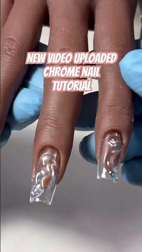 Chrome Nail Tutorial | DIY NAILS #winternails #nailmail #nailbook #nailart #simplenails #nailcolor