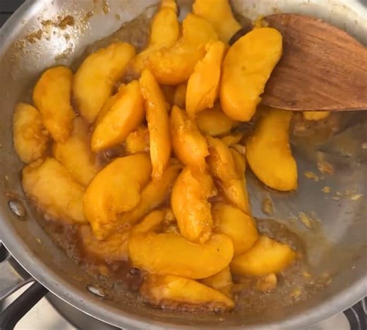 Peach Cobbler For Two