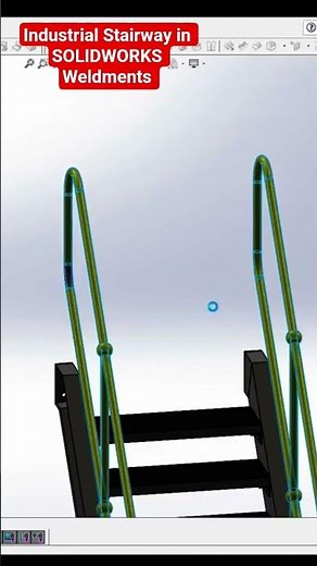 Industrial Stairway Design Start to Finish | SolidWorks Weldments 1.5hr Masterclass #solidworks #cad