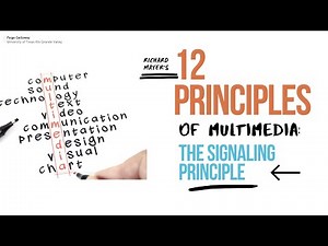 Richard Mayer's Signaling Principle - EDTEC 6323
