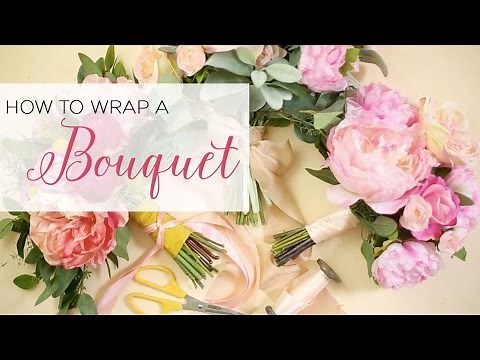 How To Wrap A Bouquet