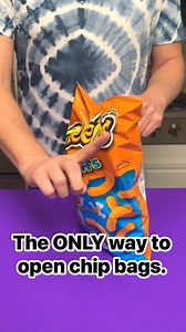Chip bag hack! Original video created by The Upside Down Home and The Gooch. | The Upside Down Home