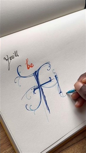 How to turn words into art 🖊️❤️ #design #lettering #calligraphy #handwriting
