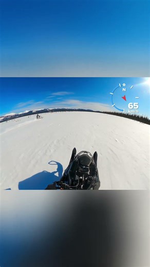 He had a head start…#snowmobile#polaris#skidoo#backcountry