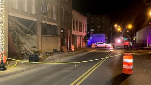 Building collapse in Suffolk displaces 3 people, officials say