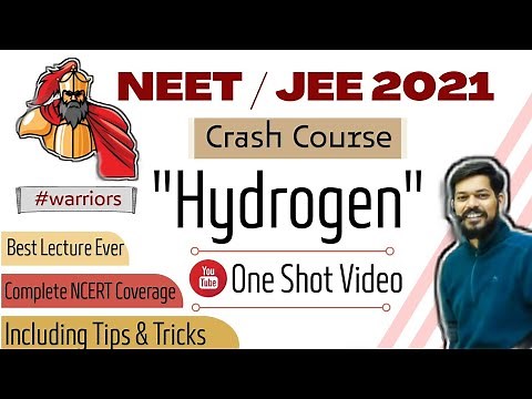 crash course | neet । jeemain । 2021। Hydrogen । tricks