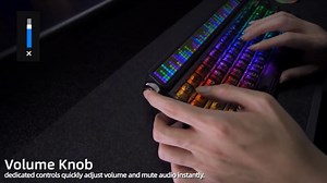 Machenike KT68 Pro Wireless Compact Mechanical Gaming Keyboard, Customizable LED Screen, 3-Modes 68 Keys Hot Swappable Yellow Switch, Anti-Ghosting, Transparent Keycaps, Win/Mac, Black