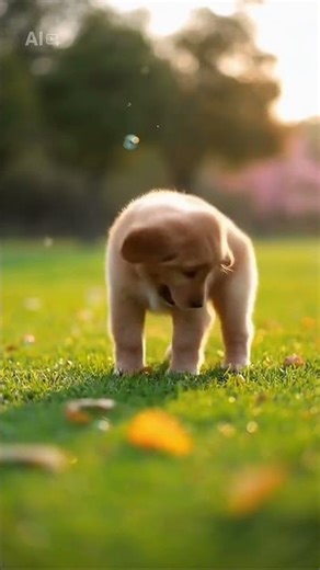 Cute Puppy Playing with Bubbles 🐶 | Funny & Adorable Dogs | Kids & Baby Video