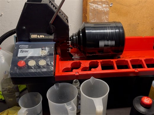 狠狠地冲洗x光片