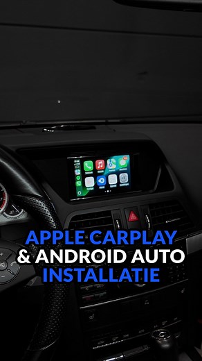 Gemakkelijk Apple Carplay en Android Auto installeren in een Mercedes E-Klasse. #caroptions #carplay #applecarplay #androidauto | CarOptions | Facebook