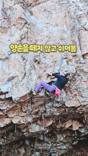조비산 알바트로스 크럭스 직전 편하게 쉬는 방법 모색