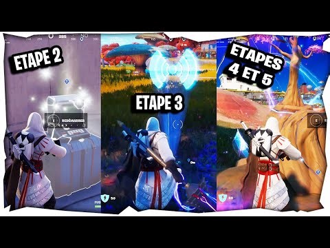 DEFI PARADIS : ETAPE 2 A 5 EN 2 MINUTES ! FORTNITE CHAPITRE 3 SAISON 4.