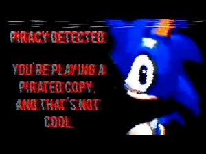 Sonic CD's mysterious anti-piracy screen