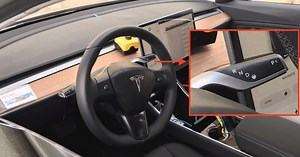 Tesla puts Model 3's new gear selector with Autopilot in Model S/X manuals