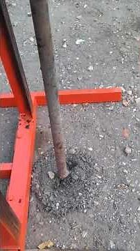 PERFORADORA CASERA PARA POZOS DE AGUA