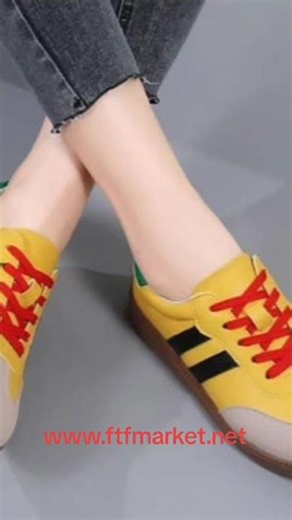 Classic Colorblock Sneakers Try‑On | Retro Style & Cushioned Comfort