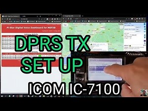 DPRS Set Up -ICOM 7100 show on APRS FI