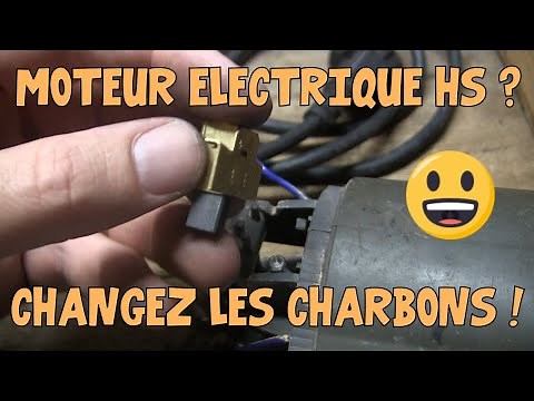 Remplacer des charbons de moteur électrique