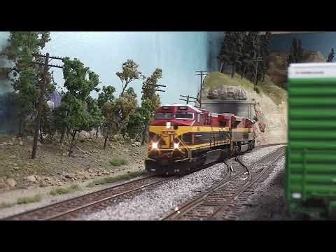 HO Scale KCS Mainline Action at Goldenspike Part 13